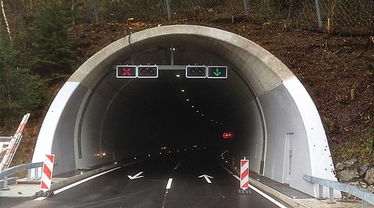  A8 Südröhre Rugentunnel 