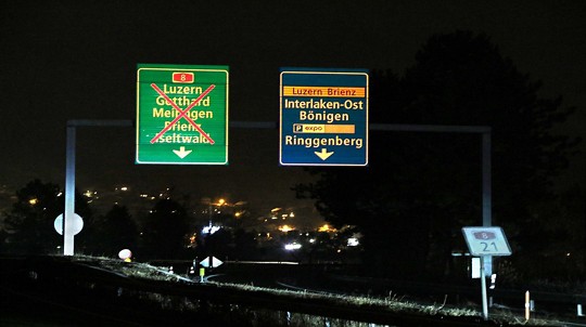  A8 Nachtsperrung 
