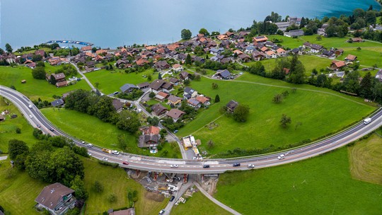  A8 Umfahrung Därligen Budelbachbrücke 