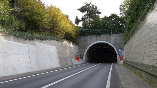  A8 Leimerntunnel Westportal 