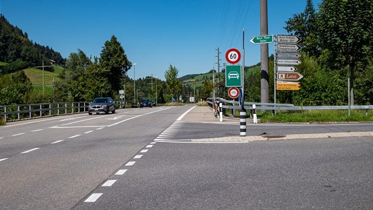  A6 Mülenen Einfahrt Aeschistrasse 